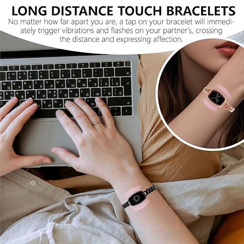 Touch Vibration Bracelet for Long Distance Couples